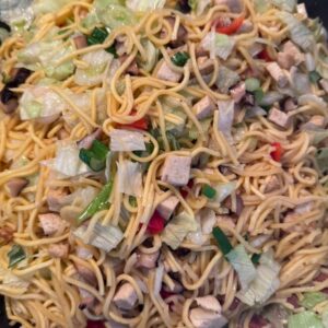 Fried Yellow Noodle with Vegetable (Vegan)
