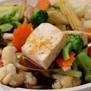 Fried Tofu with Vegetable